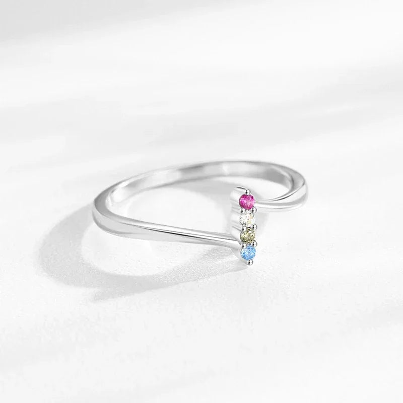 Rainbow Edge Wedding Band - TM & Co. Jewels