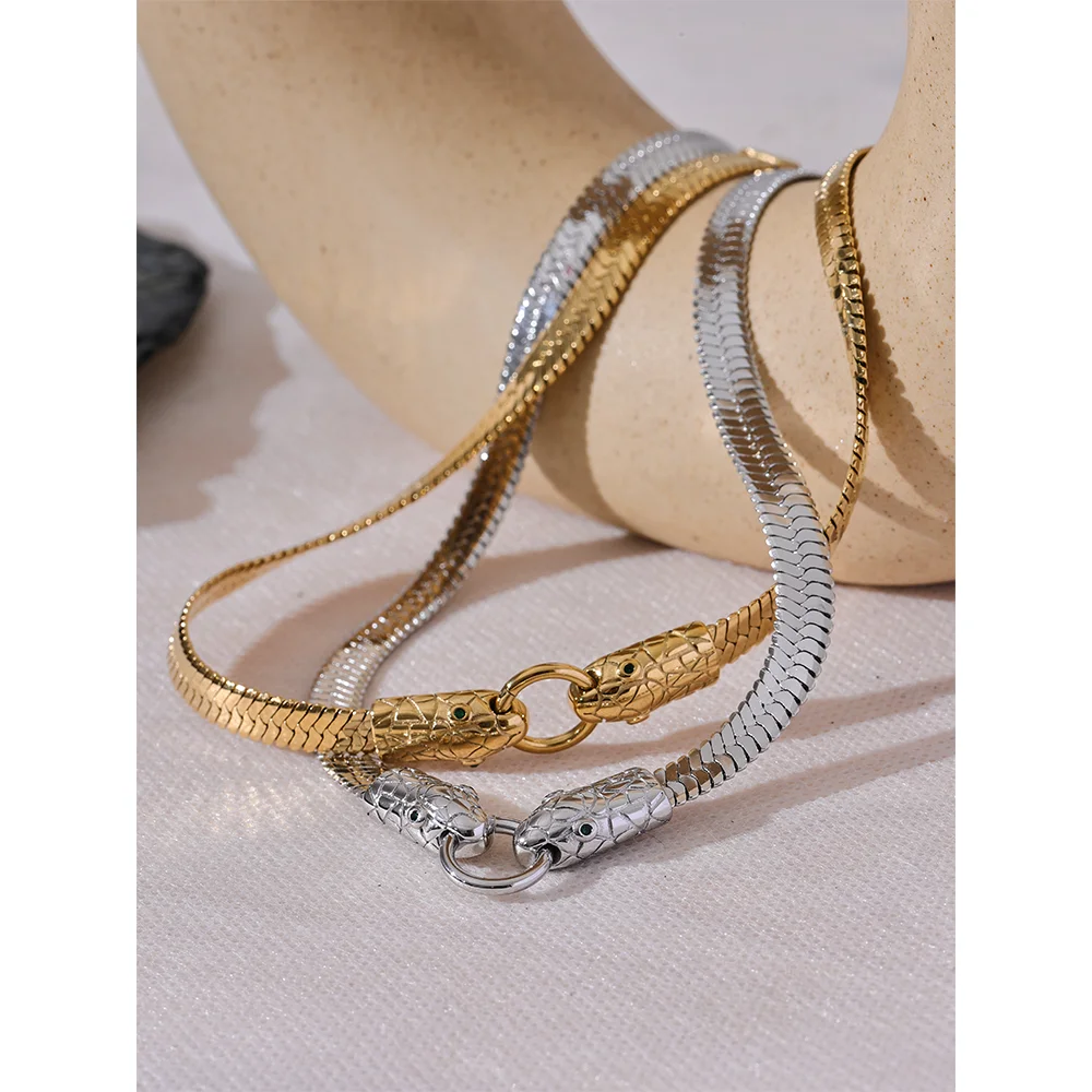 Serpent Luxe Charm Necklace