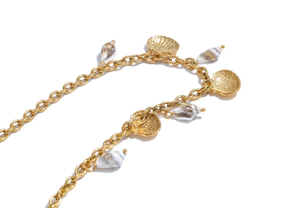 Gilded Shell Pendant