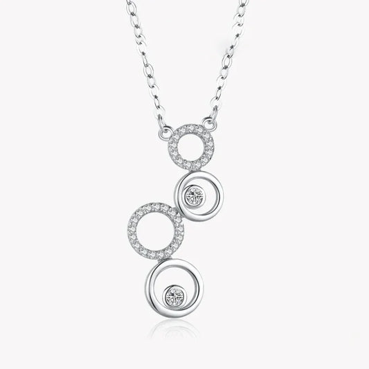Shining CZ Bubble Pendant Necklace - TM & Co. Jewels