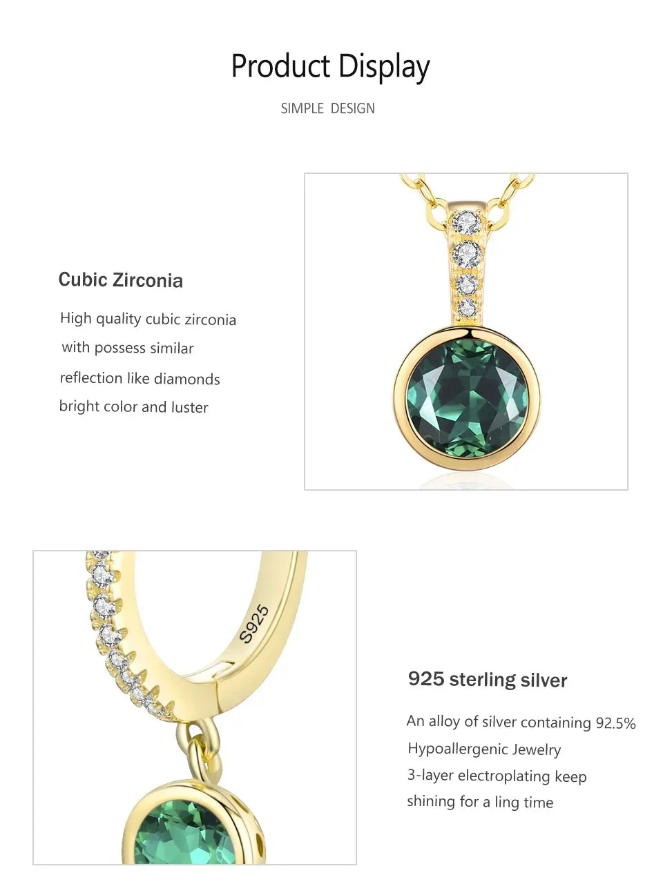 Emerald Grace Jewelry Set - TM & Co. Jewels