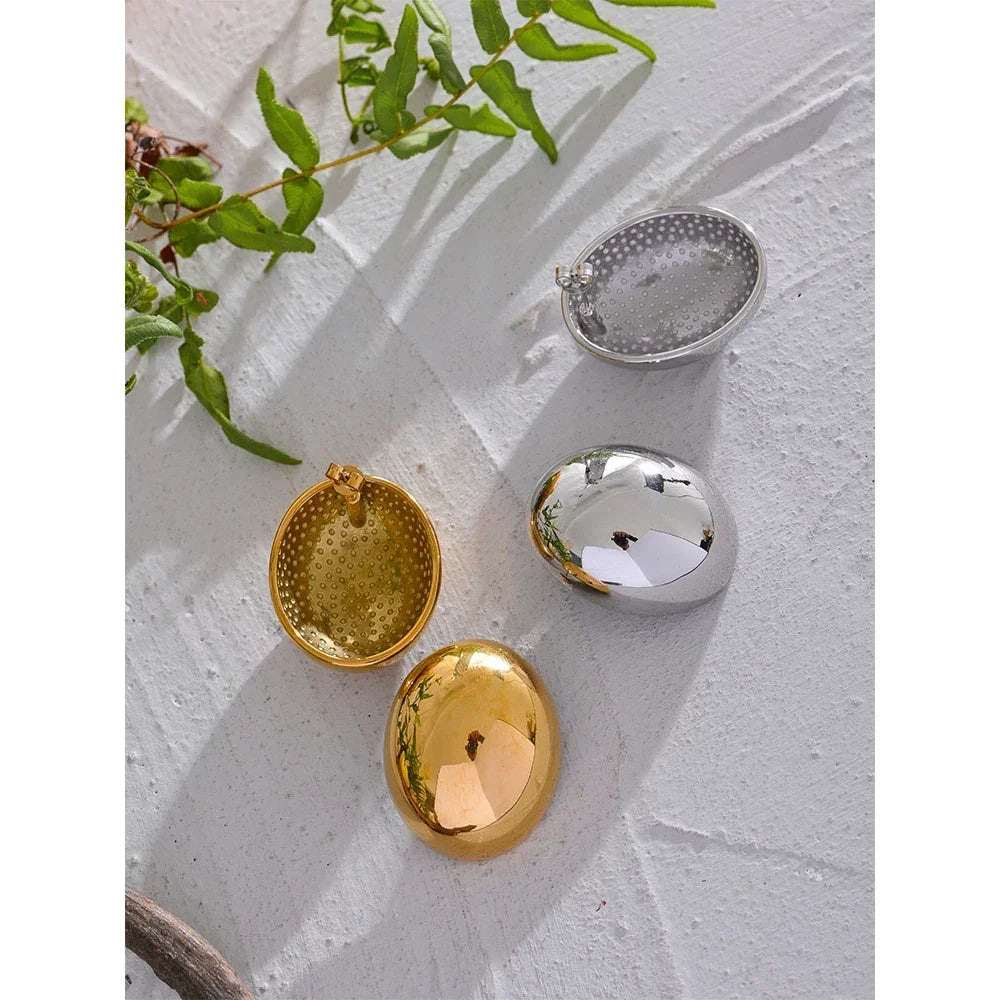 Luxe Loom Gold Oval Charms - TM & Co. Jewels