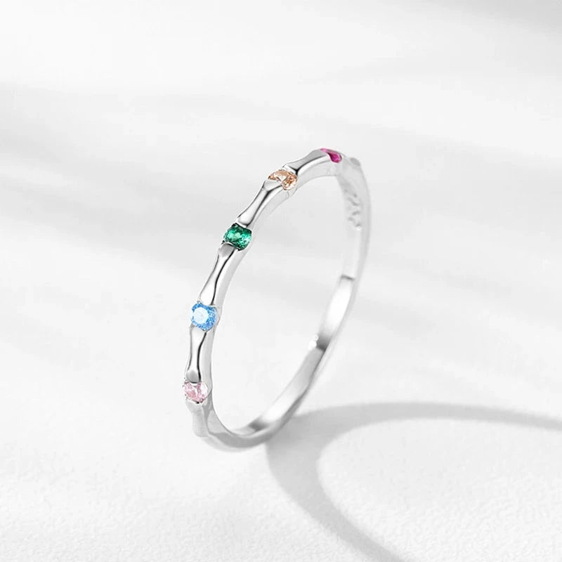 Chroma Line CZ Ring