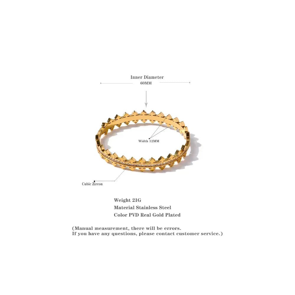 Ava's Cubic Splendor Bracelet - TM & Co. Jewels