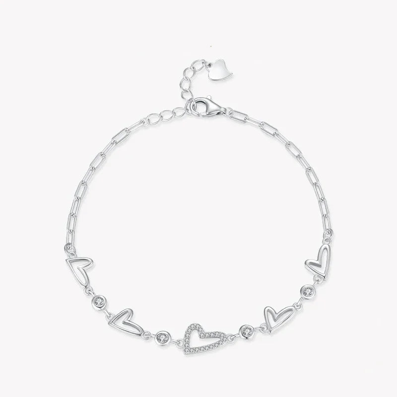 Pure Heart Sparkle Bracelet - TM & Co. Jewels