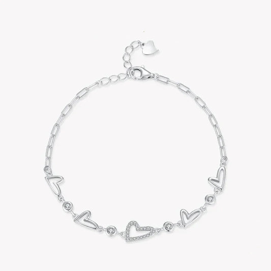 Pure Heart Sparkle Bracelet - TM & Co. Jewels