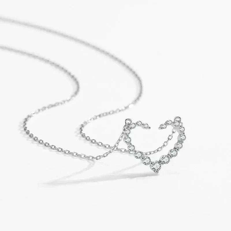 Crystal Heartbeat Necklace - TM & Co. Jewels