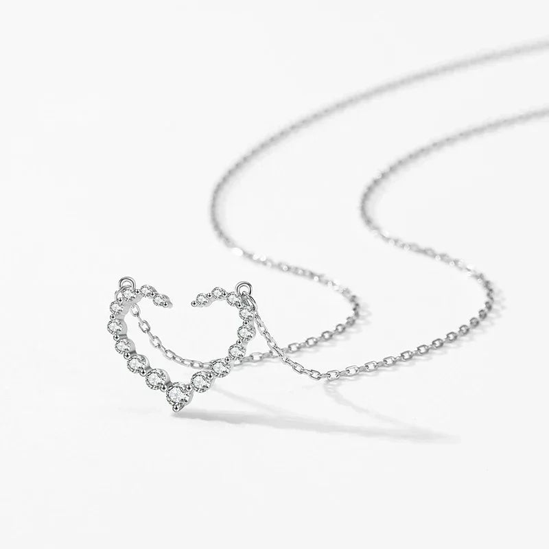 Crystal Heartbeat Necklace - TM & Co. Jewels
