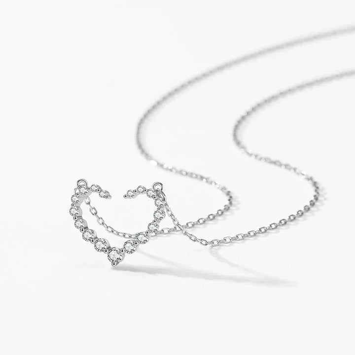 Crystal Heartbeat Necklace - TM & Co. Jewels