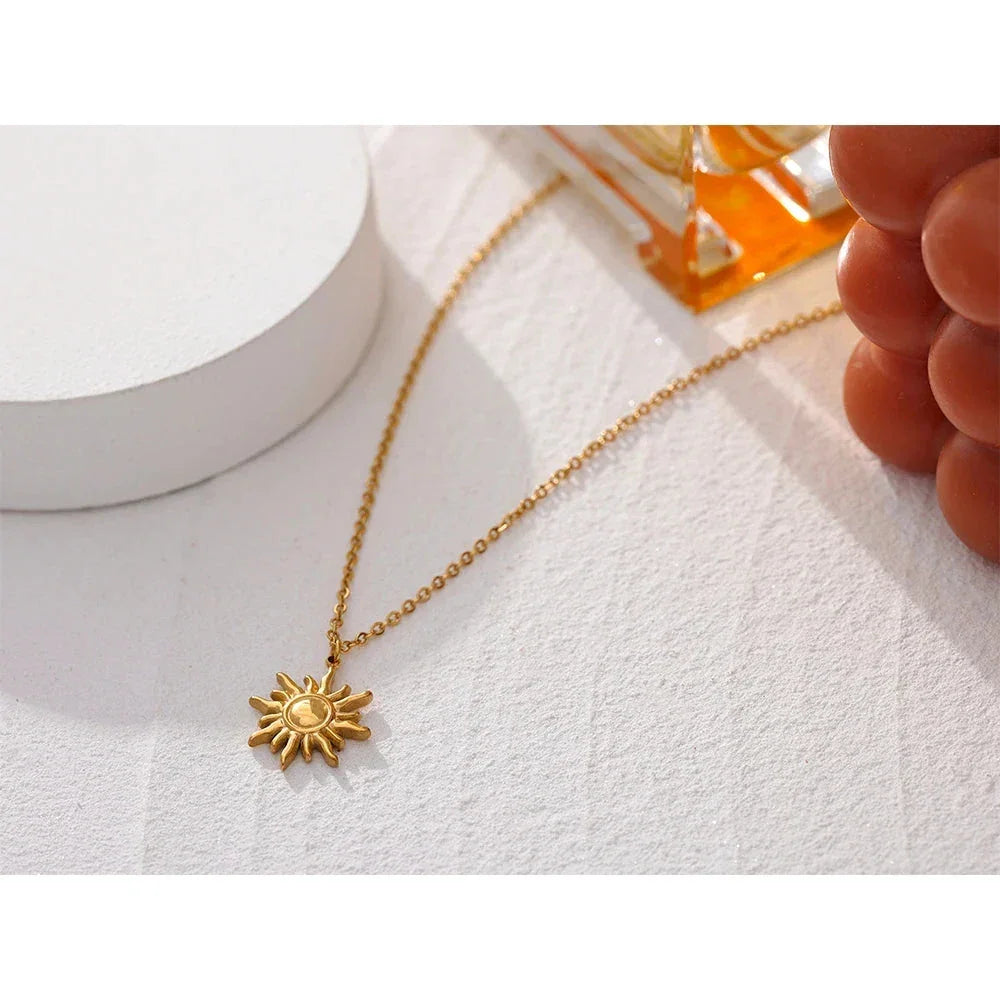 Sunrise Glow Stainless Necklace - TM & Co. Jewels