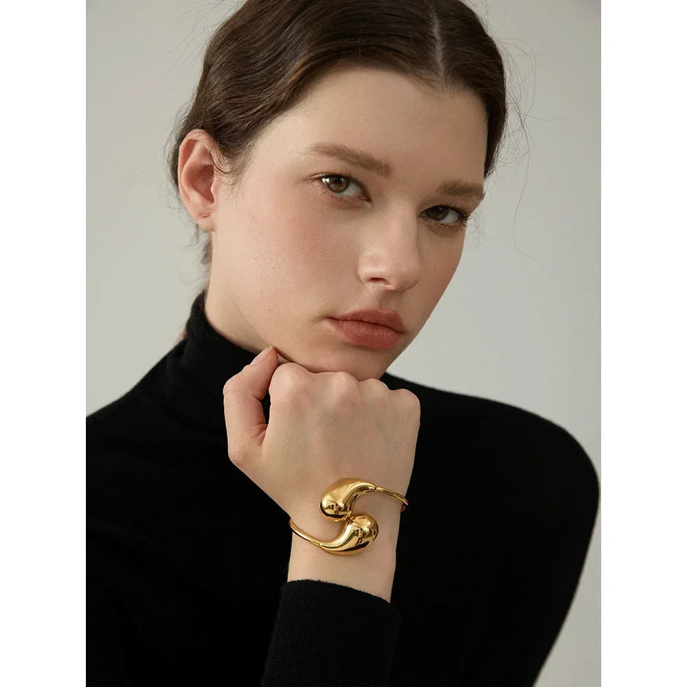 Luxe Drop Adjustable Bangle - TM & Co. Jewels