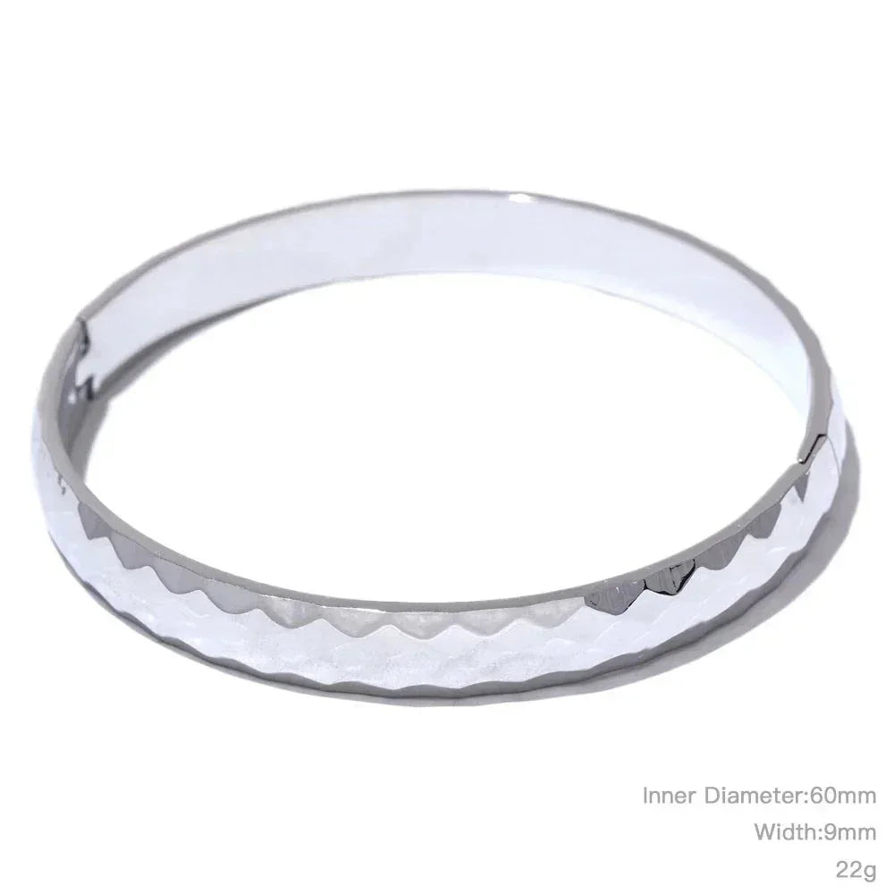 Infinite Glow Gold & Silver Bangle - TM & Co. Jewels