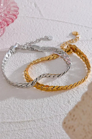 Gold Snake Chain Bracelet