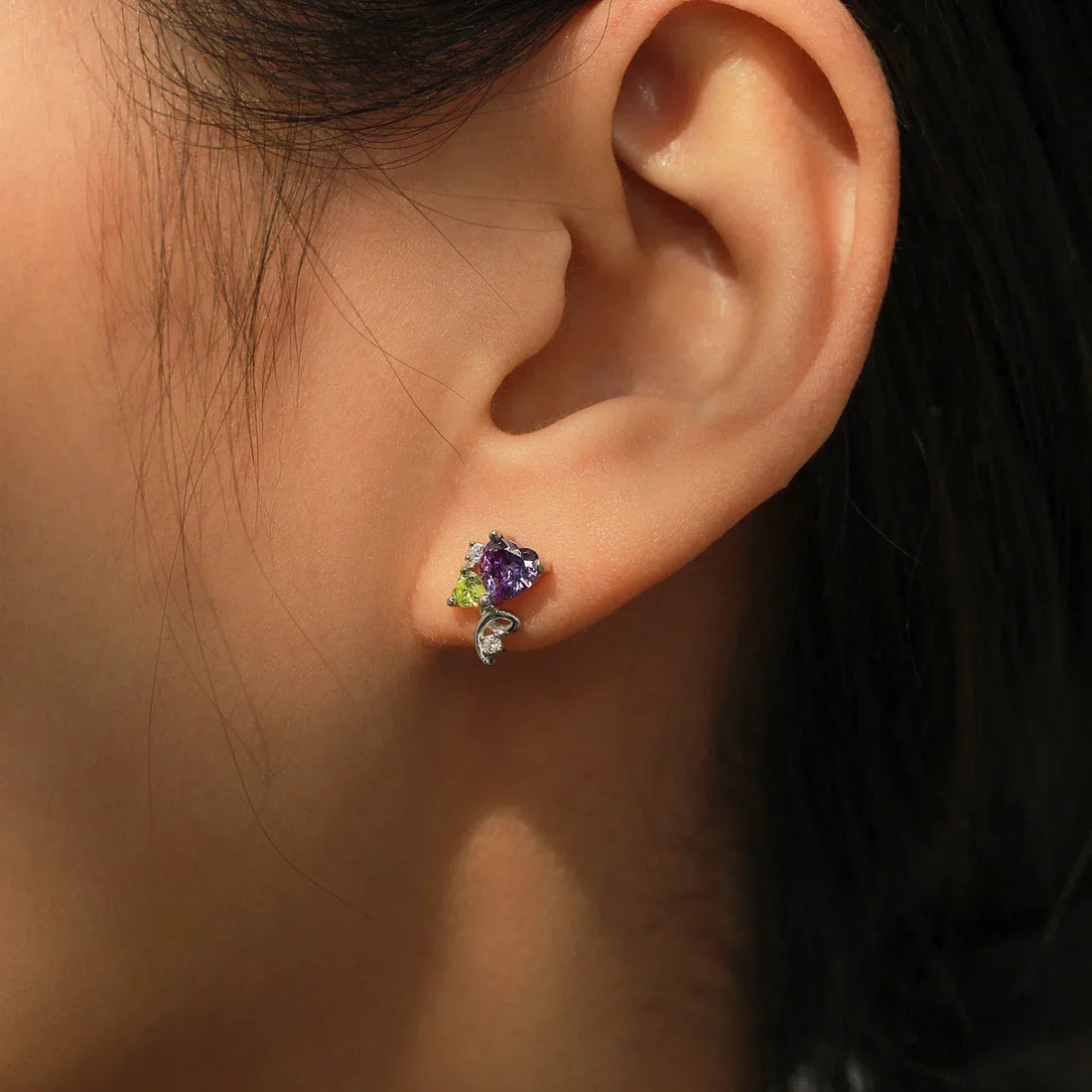 Emma’s Heart Glow Earrings - TM & Co. Jewels