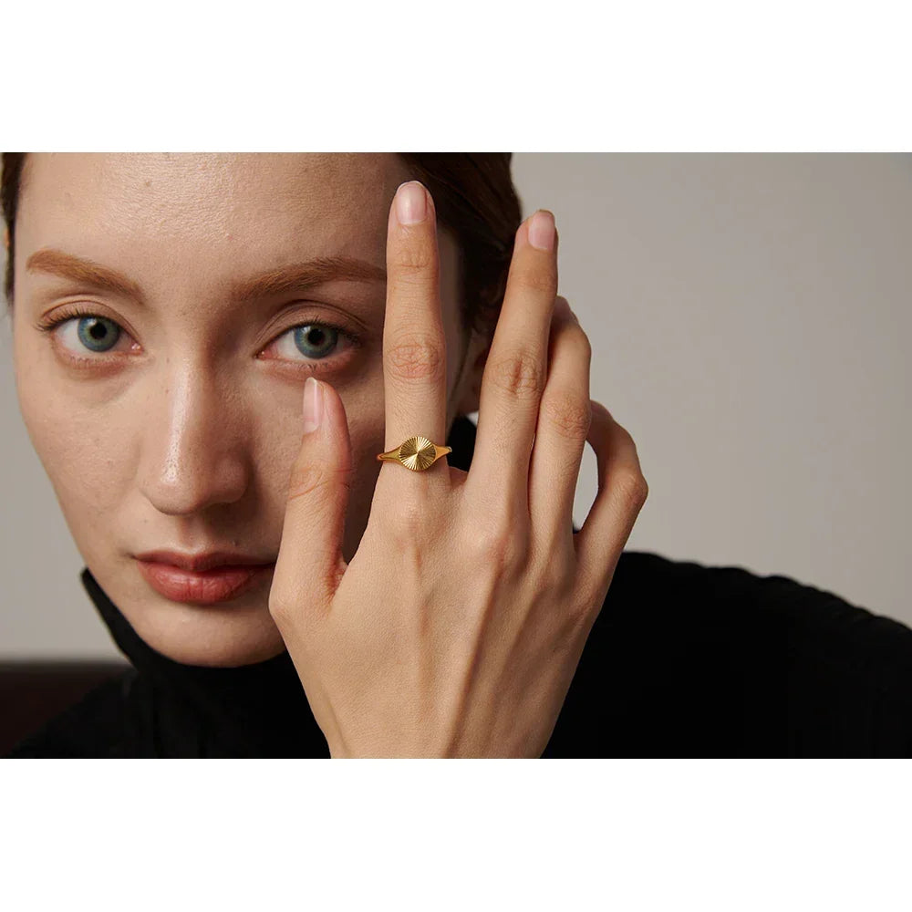 Golden Zenith Ring - TM & Co. Jewels