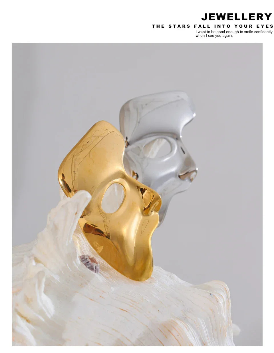 Abstract Visage Brooch