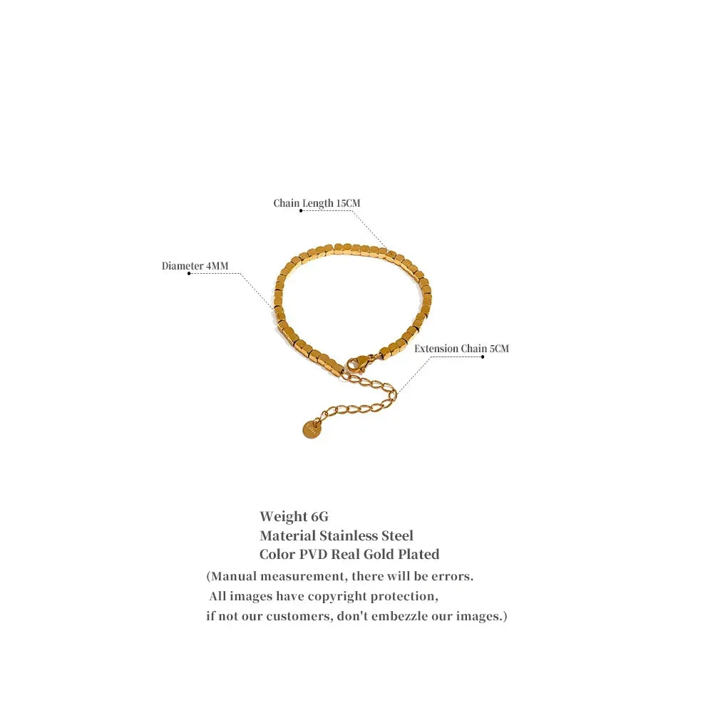 Trendy Square Splash Bracelet - TM & Co. Jewels