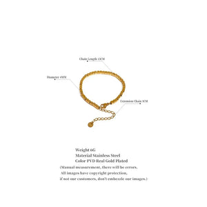 Trendy Square Splash Bracelet - TM & Co. Jewels