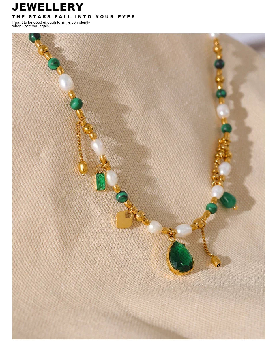 Mirage Green Zircon Collar