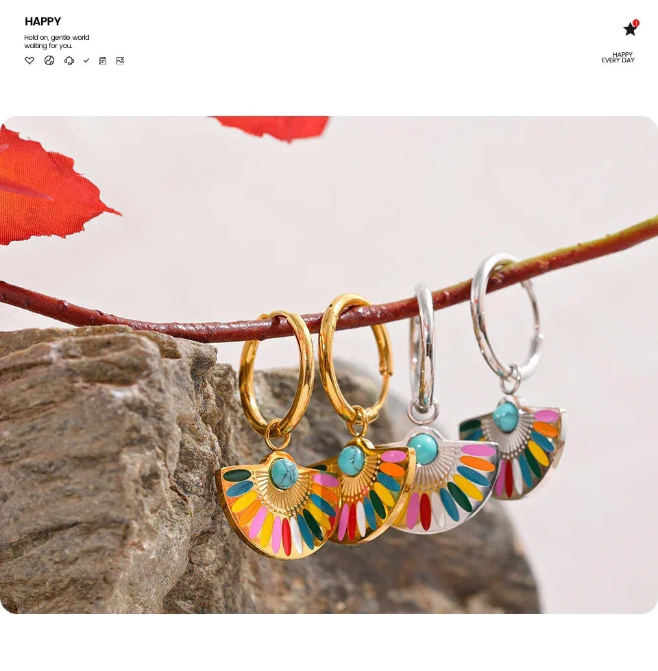 Vivid Bohemian Drop Charms - TM & Co. Jewels