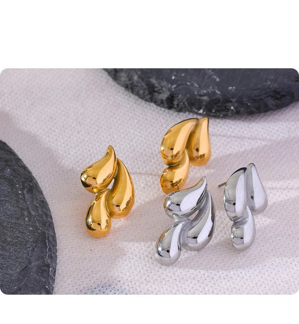 Halina Waterproof Water Drop Studs - TM & Co. Jewels