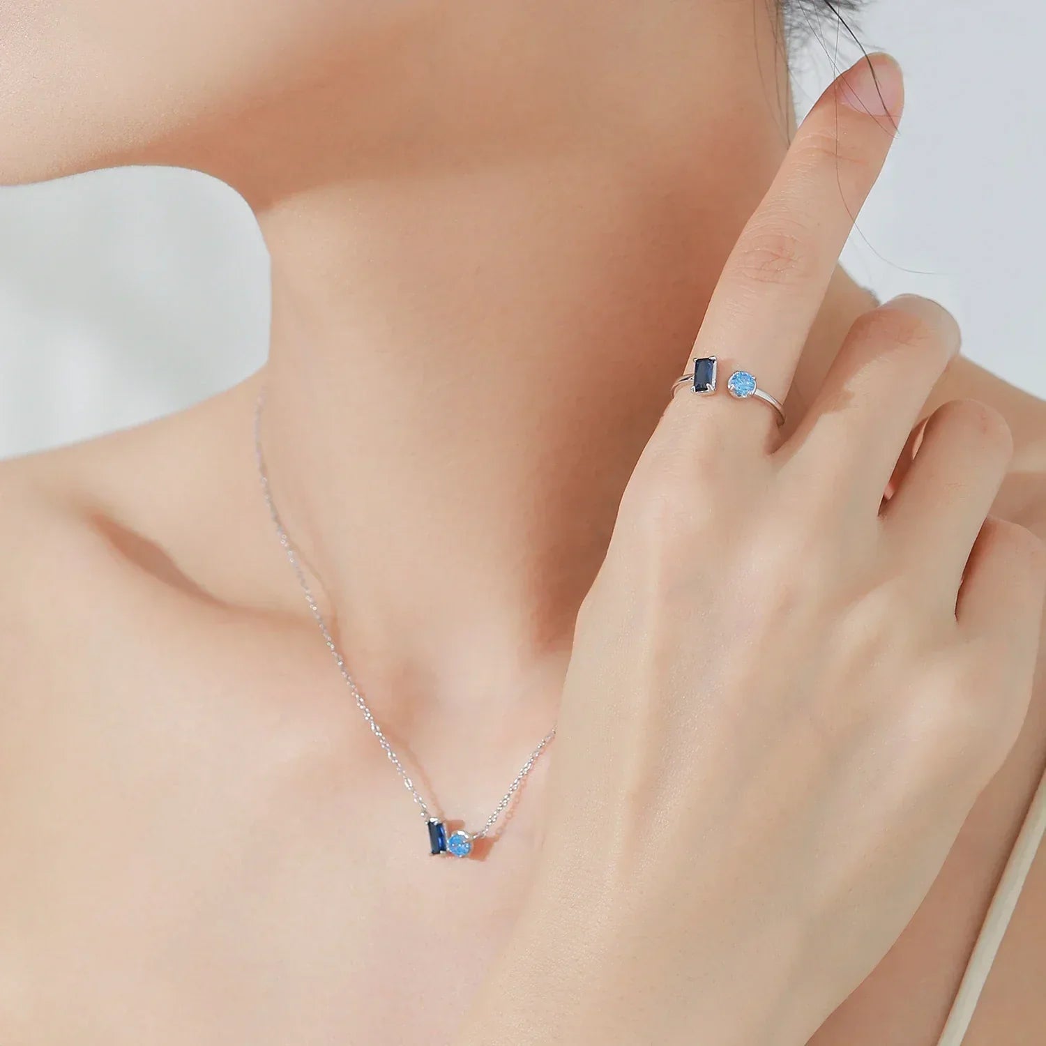 Blue Majesty Zircon Set - TM & Co. Jewels