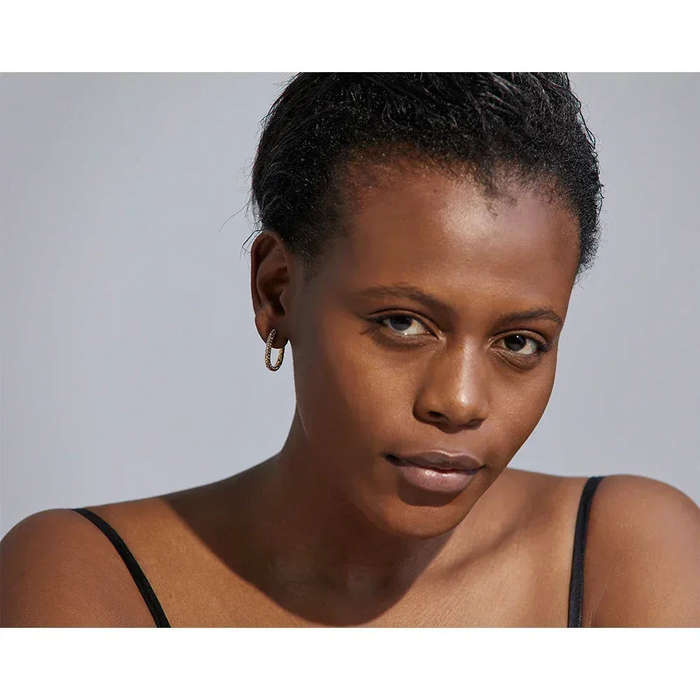 Crystal Aura Hoops - TM & Co. Jewels