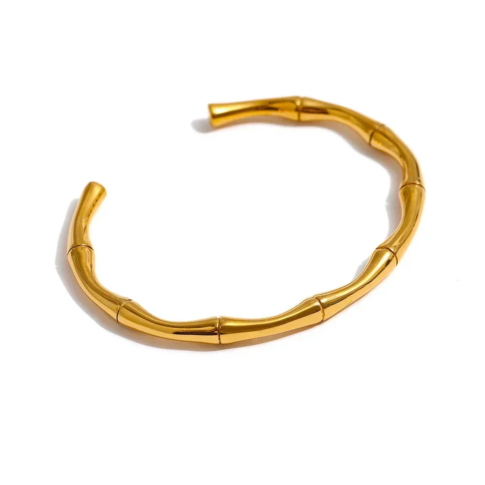 Bamboo Bliss Bangle - TM & Co. Jewels