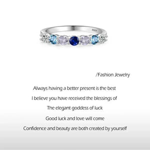 Silver ring with cubic zirconia stones and information about 925 sterling silver and zirconia.-Crystal Spark Ring - TM & Co. Jewels