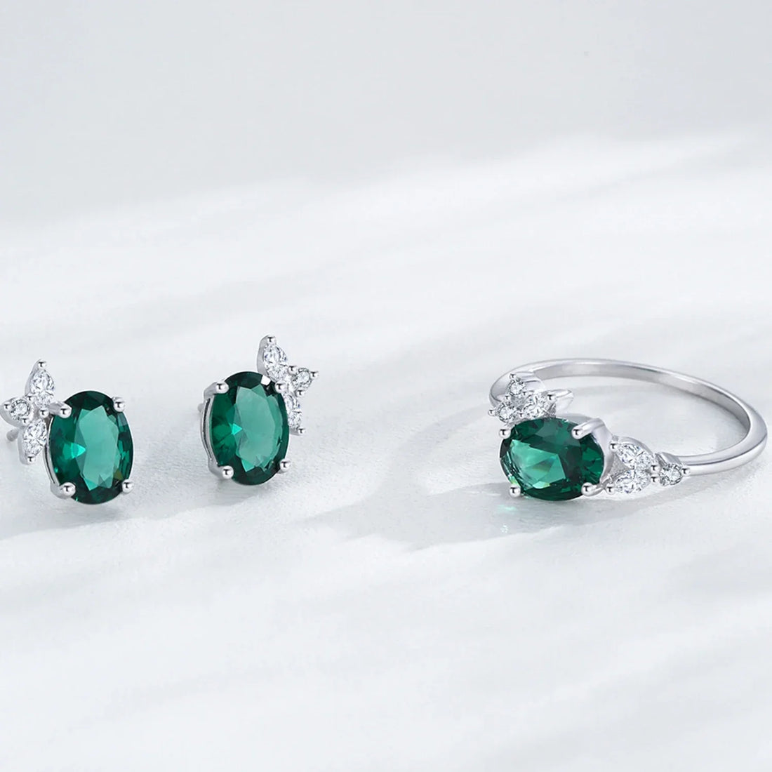 Mystic Emerald Jewelry Set - TM & Co. Jewels