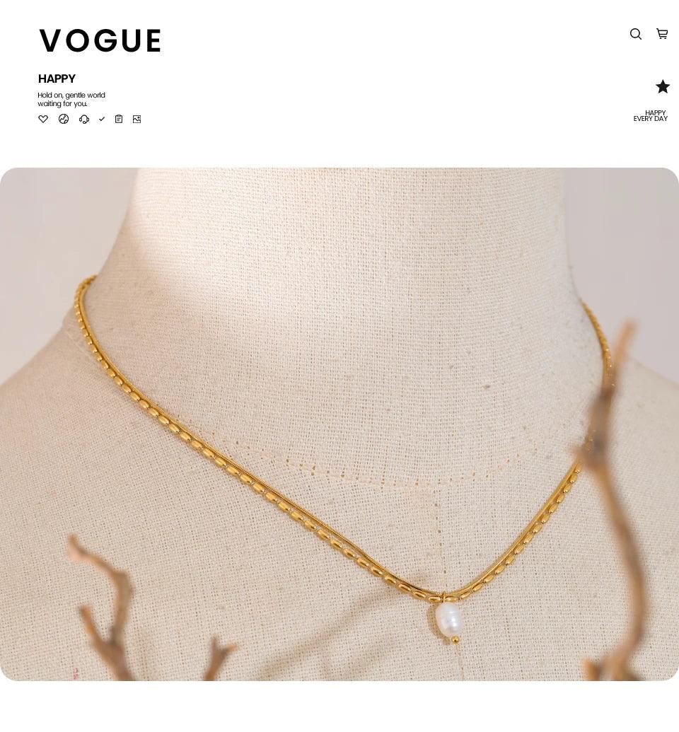 Aura Double Chain Pendant