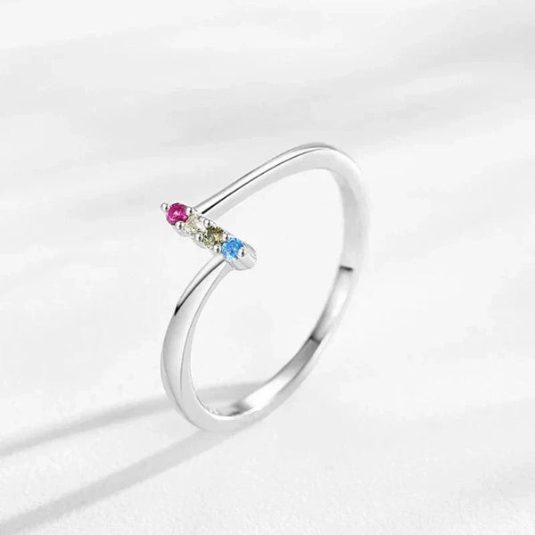 Rainbow Edge Wedding Band - TM & Co. Jewels