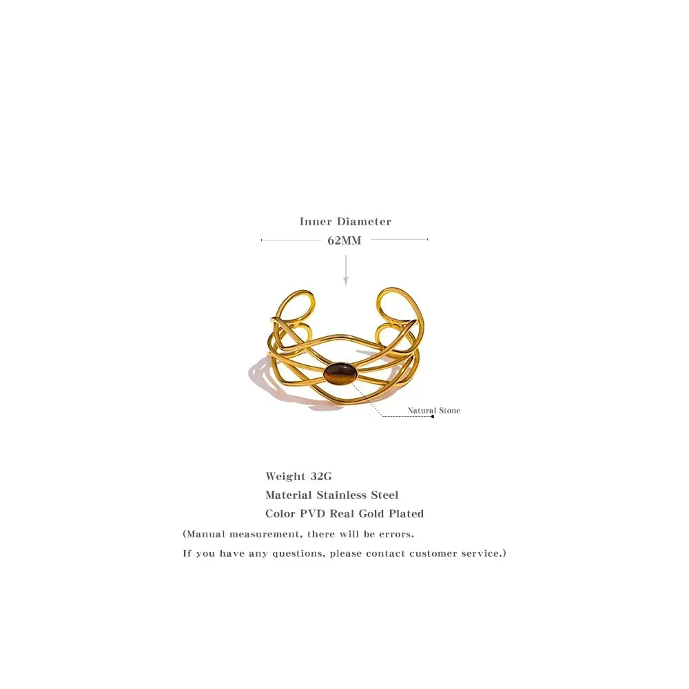 Bella Tiger Chic Cuff - TM & Co. Jewels