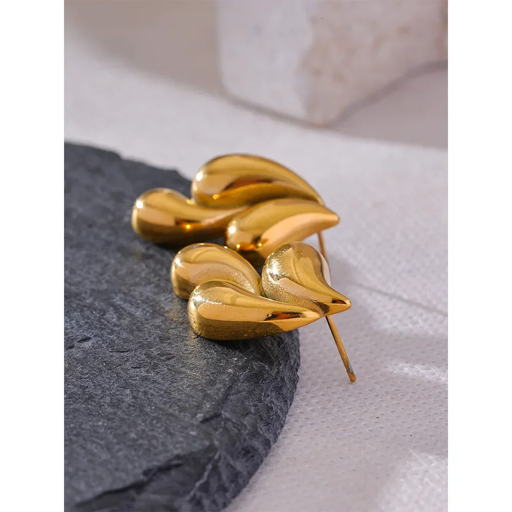 Halina Waterproof Water Drop Studs - TM & Co. Jewels