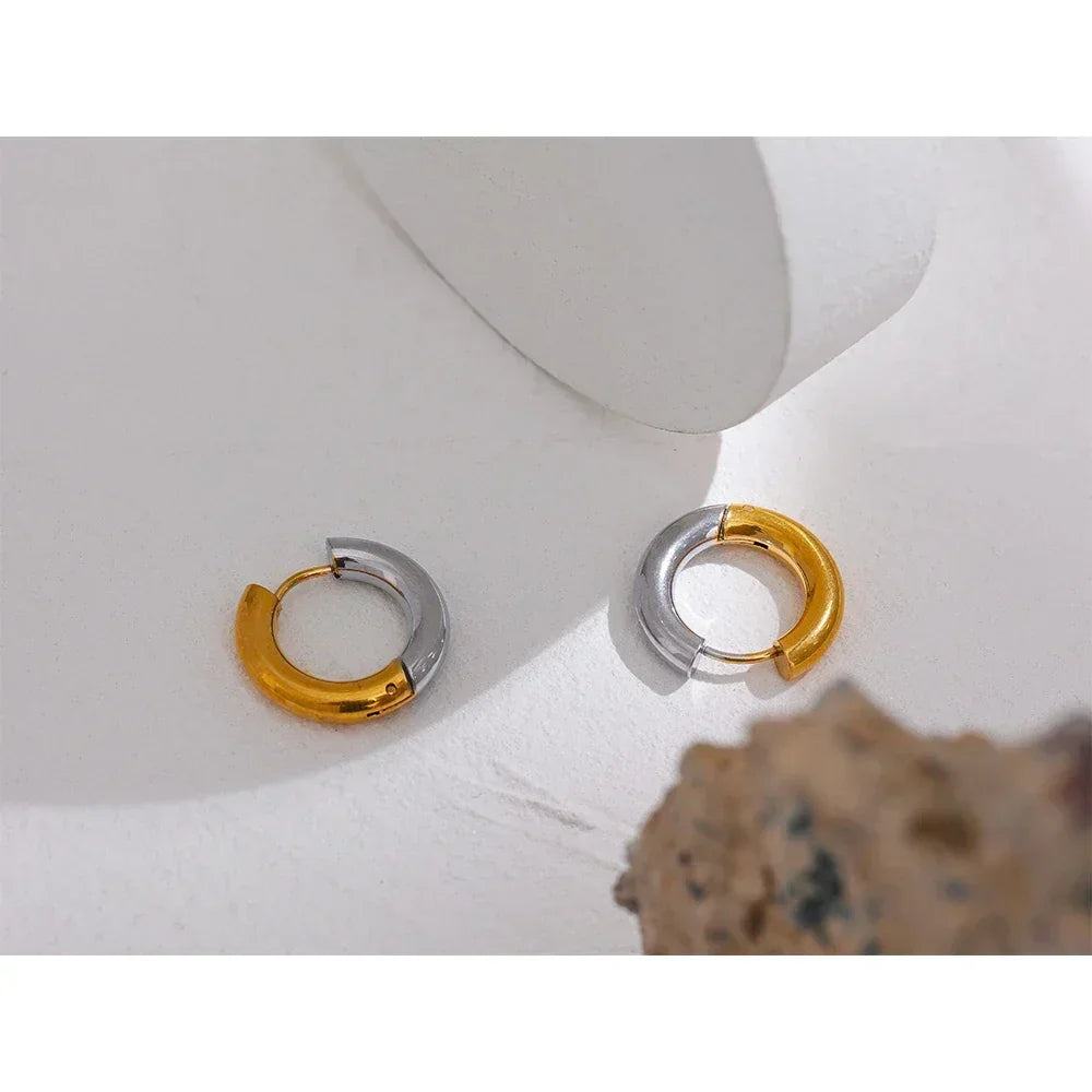 Golden Orbit Hoop Earrings - TM & Co. Jewels
