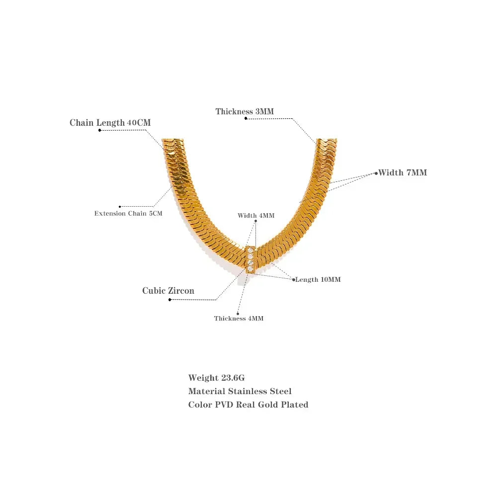 Serpent Glow Necklace - TM & Co. Jewels