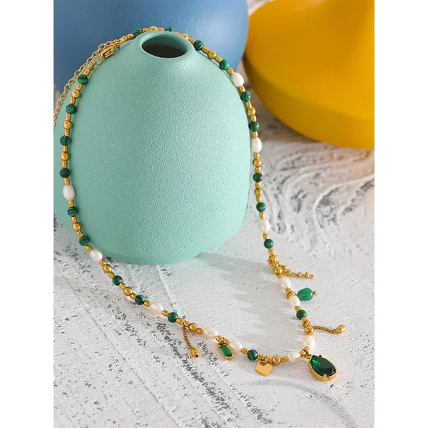Mirage Green Zircon Collar - TM & CO. JEWELS 