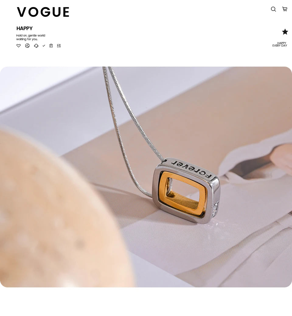 Collier Essence à double couche