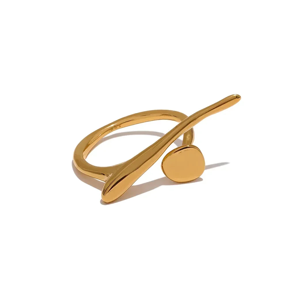 Classy Gold Minimalist Ring - TM & Co. Jewels