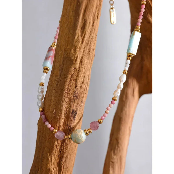 Solar Mosaic Necklace - TM & CO. JEWELS 