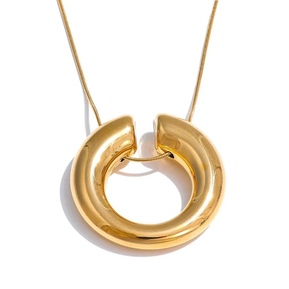 Golden Arc Necklace - TM & Co. Jewels