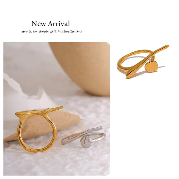 Classy Gold Minimalist Ring - TM & Co. Jewels