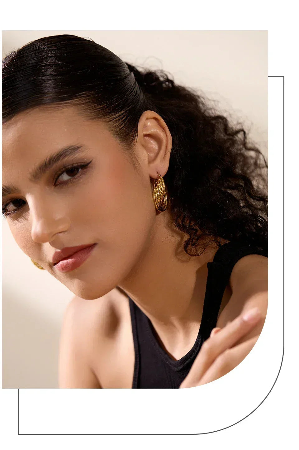 Vogue Twist Hoops - TM & Co. Jewels