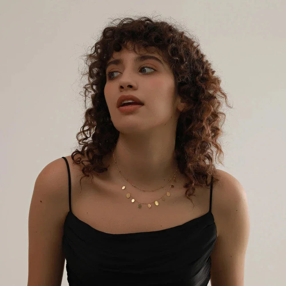 Golden Medallion Necklace - TM & Co. Jewels