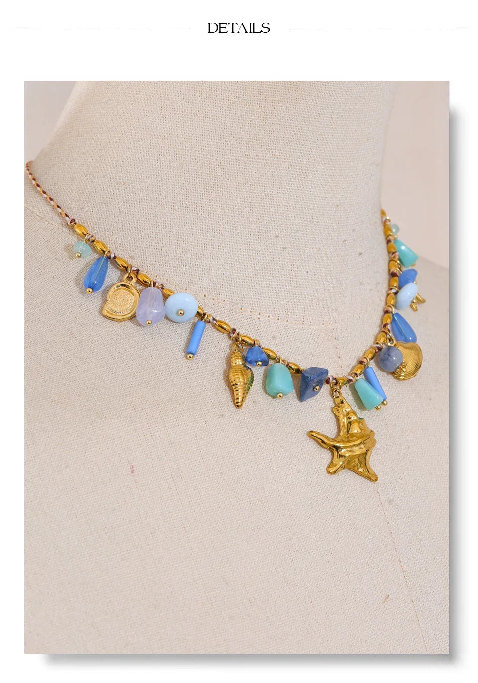 Starfish Kisses Charm Necklace