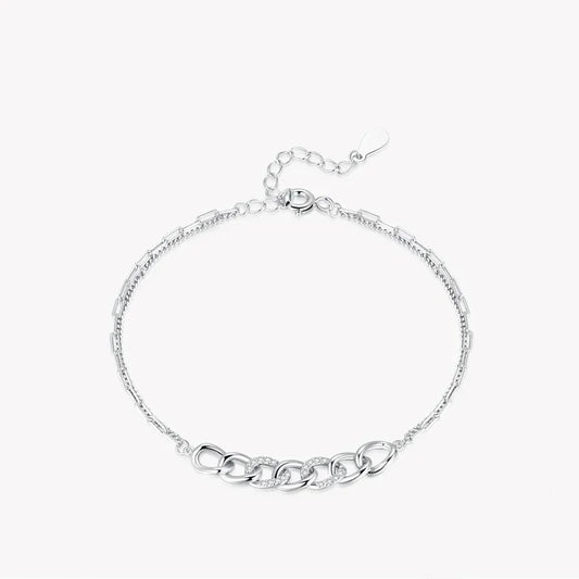 Opulent Sterling Silver Charm Bracelet - TM & Co. Jewels