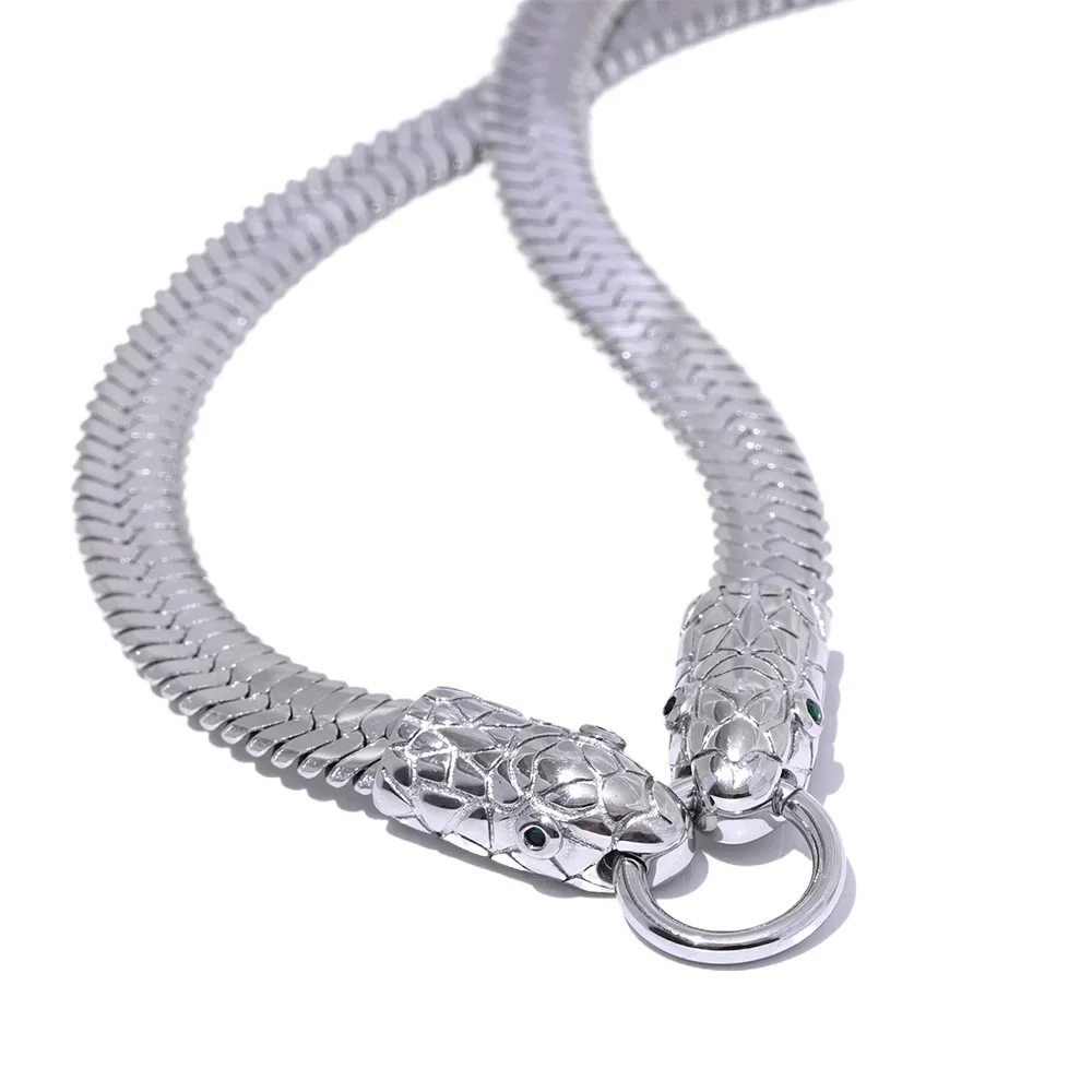 Serpent Luxe Charm Necklace - TM & Co. Jewels