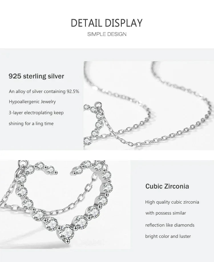 Crystal Heartbeat Necklace - TM & Co. Jewels