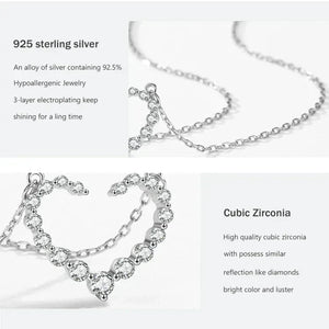 Crystal Heartbeat Necklace - TM & Co. Jewels