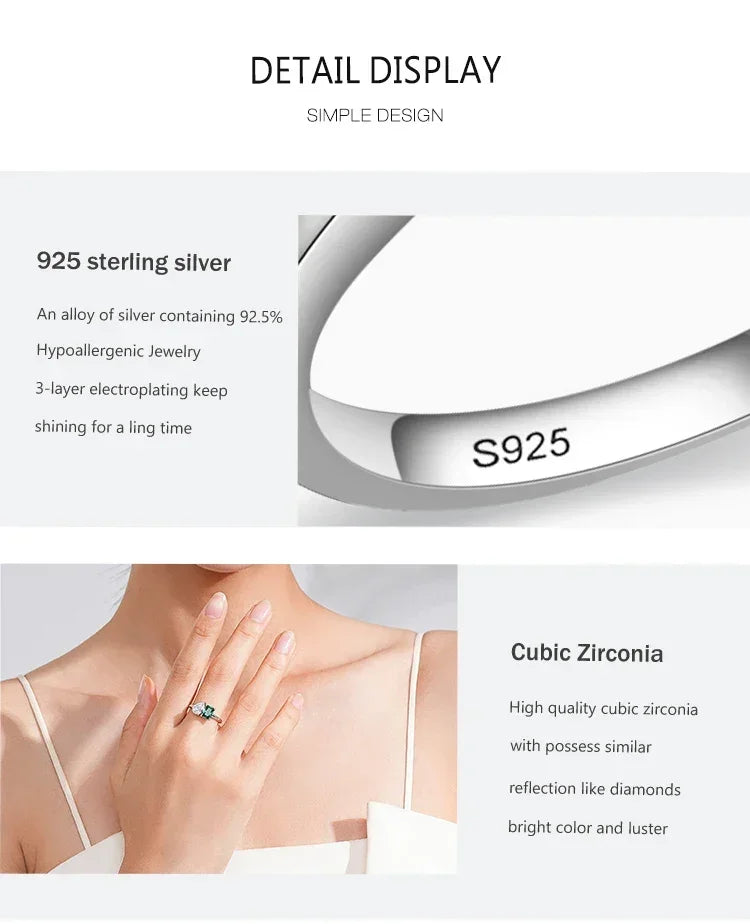 Emerald Tide Drop Ring - TM & Co. Jewels